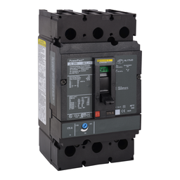 JLL36175LV – Circuit breaker, PowerPacT J, 175A, 3 pole, 600VAC, 50kA, lugs, thermal magnetic, 80%, control wire OFF end