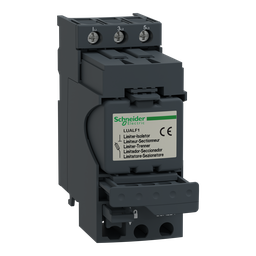 LUALB1 – Current limiter disconnector, TeSys Ultra, 32A/690V, activation 50kA, Iq 130kA@440V, mounting on power base