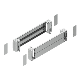 NSYSPFX10200H – Spacial – plain front panel plinth W1000 H200 stainless steel 316L