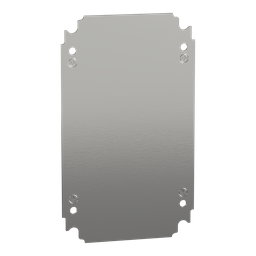 NSYMM32 – Plain mounting plate H300xW200mm made of galvanised sheet steel
