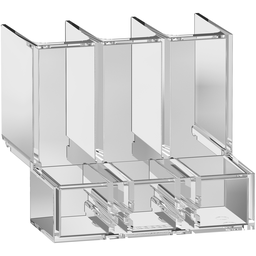 LAD96590 – Long terminal shield,TeSys Deca Frame 4,transparent,for crimped lug connector,IP20