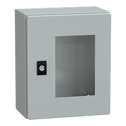 NSYCRN325150T – PanelSeT CRN tspt door w/o mount.plate. H300xW250xD150 IP66 IK10 RAL7035..