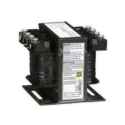9070T75D1 – Transformer, Type T, industrial control, 75VA, 1 phase, 240x480V primary, 120V secondary, 55C rise