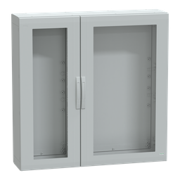 NSYPLA12123TG – Floor standing polyester enclosure, Thalassa PLA, glazed door, completely sealed, 1250x1250x320mm, IP65, IK08
