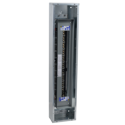 NQ8430L1C – Panelboard interior, NQ, main lugs only, 100A, Cu bus, 30 pole spaces, 3 phase, 4 wire, 240 VAC, 48 VDC, column width