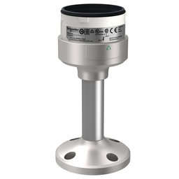 XVUZ02Q – Fixing plate with 100mm aluminium pole for modular tower lights, Harmony XVU, silver, 60mm