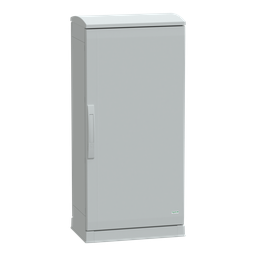 NSYPLAZT1053G – Floor standing polyester enclosure, Thalassa PLA, open bottom, ventilated canopy, 1000x500x320mm, IP44, IK10