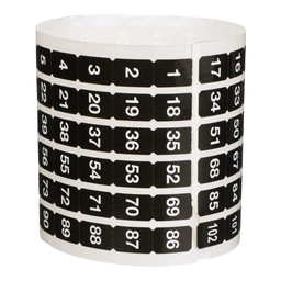 Square D NQ102S 1 to 102 Sequential Panelboard Circuit Number Strip