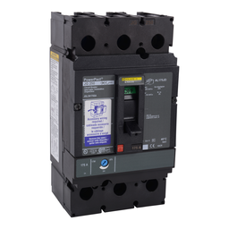 JJL36150SA – Circuit breaker, PowerPacT J, 150A, 3 pole, 600VAC, 25kA, lugs, thermal magnetic, 80%, shunt