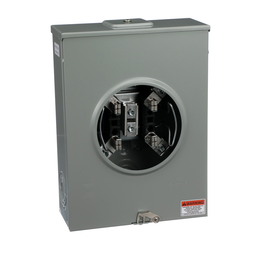 UTRS213CFL – Individual meter socket, ringless socket, no bypass, 4 jaws no release, OH, UG, 200 A, up to 600 VAC single phase 3W