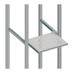 NSYTTG40 – Telescopic rails, PanelSeT SFN, Spacial SF, Spacial SM, for electrical enclosure W600/800 D400mm, steel