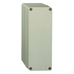 XAPA2100 – Empty control station without hinges, Harmony XAP, XB2 SL, plastic, grey, undrilled, 85x226x87mm