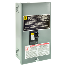 QO260NATS – Enclosed molded case switch, QO, 60A, 2 pole, 240VAC, 22kA, NEMA 1