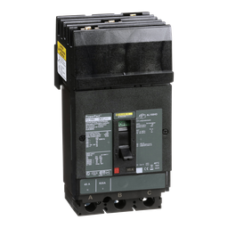 HJA36045 – Circuit breaker, PowerPacT H, 45A, 3 pole, 600VAC, 25kA, I-Line, thermal magnetic, 80%, ABC