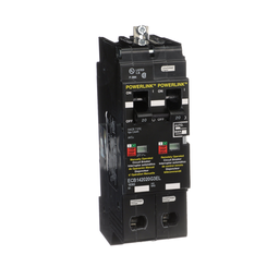 ECB142020G3EL – Circuit Breaker, PowerLink™, 20A, 2 pole, 480Y/277VAC, 14kA, remotely operated, bolt on mount, emergency lighting