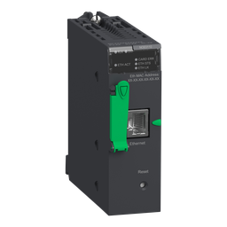BMXNOE0110 – Ethernet TCP/IP network module, Modicon M340 automation platform, flash memory card, internal RAM 16 Mb, 1 x RJ45 10/100