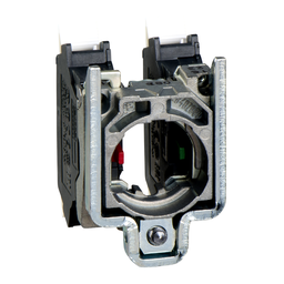 ZB4BZ1055 – Single contact block with body fixing collar, Harmony XB4, metal, spring clamp terminal, 1NO 1NC