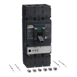 LDL36400U31X – Circuit breaker, PowerPacT L, 400A, 3 pole, 600VAC, 14kA, lugs, MicroLogic 3.3, 80%