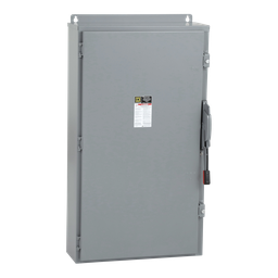 CHU365AWK – Safety switch, heavy duty, non fusible, 400A, 600VAC/VDC, 3 poles, 350HP, NEMA 12