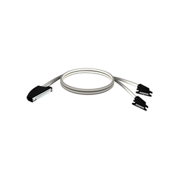 BMXFCC053 – preformed cordset, Modicon M340, 40 way terminal, 2 x HE10 connector, 0.5m