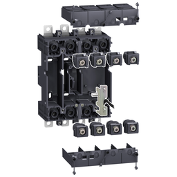 LV429267 – plug in base, ComPact NSX100/160/250, front/rear connected, 4 poles