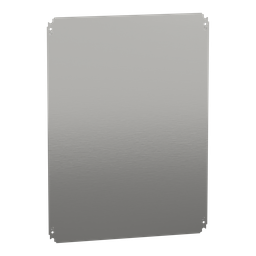 NSYMM86 – Plain mounting plate H800xW600mm made of galvanised sheet steel