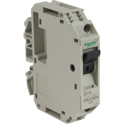 GB2CB06 – TeSys GB2 thermal magnetic circuit protector, 1 P, 1 A, Id = 14 A