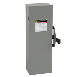 DTU321 – Safety switch, double throw, non fusible, 30A, 240VAC, 250VDC, 3 pole, 10hp, NEMA 1
