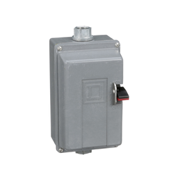 2510MBW2 – Manual starter, integral horsepower,  NEMA M0, 600VAC, 3 pole, 5HP at 380/575VAC, 3 phase, no indicator, NEMA 4/4X