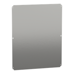 NSYMM108 – Plain mounting plate H1000xW800mm Galvanised sheet steel Reversible dimension