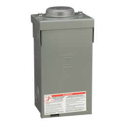QO2L70RB – Load center, QO, 1 phase, 2 spaces, 2 circuits, 70A fixed main lugs, NEMA3R