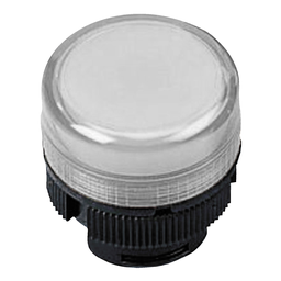 ZA2BV01 – Head for pilot light, Harmony XAC, for incandescent bulb, plastic, white cap, 22mm