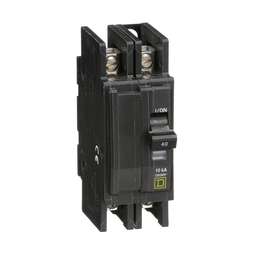 QOU240 – Mini circuit breaker, QOU, 40A, 2 pole, 120/240VAC, 10kA