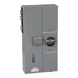 EZML111400 – Branch unit, EZ Meter-Pak, 400A, 1 x 5 jaw socket, 120/240VAC, lever bypass, ringless, 1200A Cu busbar