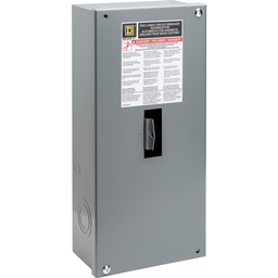 HD100S – Circuit breaker enclosure, PowerPacT H, 15A to 100A, 3 pole, surface mount, NEMA 1, HDS breaker