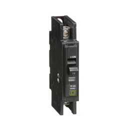 QOU115 – Mini circuit breaker, QOU, 15A, 1 pole, 120/240VAC, 10kA