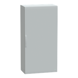 NSYPLA1574G – Floor standing polyester enclosure, Thalassa PLA, plain door, completely sealed, 1500x750x420mm, IP65, IK10