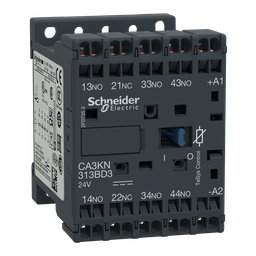 CA3KN313BD3 – Control relay, TeSys K, 3 NO   1 NC, lt or eq to 690V, 24VDC standard coil