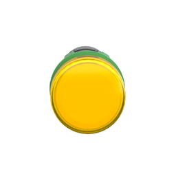 XB5EVG8 – Pilot light, Harmony XB5, grey plastic, yellow, 22mm, universal LED, plain lens, 110…120V AC