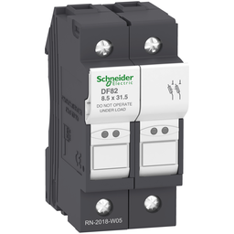 DF82 – Fuse carrier, TeSys DF, 2P, 25A, 400VAC, fuse size 8.5×31.5mm