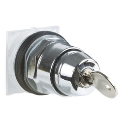 9001KS43K10H2 – 30mm push button, Type K, 3 position key operated selector switch, 6A inductive at 120VAC, 2NO/2NC contacts, NEMA 4, 13