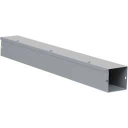LDB43 – Wireway, Square-Duct, 4 inch by 4 inch, 3 feet long, hinged cover, N1 paint, NEMA 1
