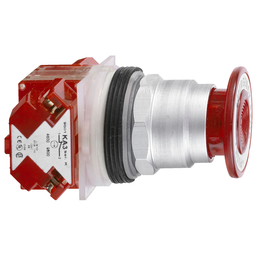 9001KR9R21H6 – Push-button, Harmony 9001K, metal, mushroom 57mm, red, 30mm, 2 positions, push-pull, 1 NC