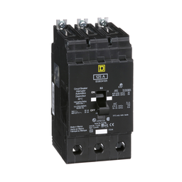 EGB34125 – Mini circuit breaker, E-Frame, 125A, 3 pole, 480Y/277VAC, 65kA max, bolt on
