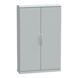 NSYPLAZT15103G – Floor standing polyester enclosure, Thalassa PLA, open bottom, ventilated canopy, 1500x1000x320mm, IP44, IK10