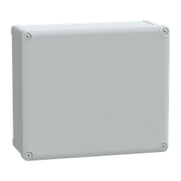 NSYTBP342912 – PC box IP66 IK08 RAL7035 Int.H325W275D120 Ext.H341W291D128 opaque PC cover H20