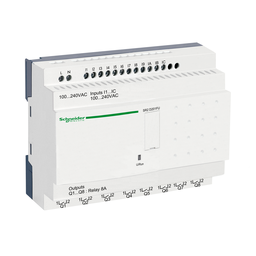 SR2D201FU – compact smart relay, Zelio Logic SR2 SR3, 20 IO, 100 to 240V AC, no clock, no display