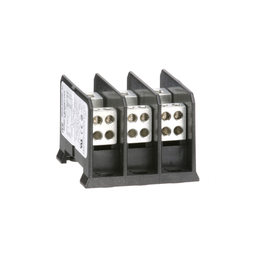9080LBA361104 – Power distribution block, Linergy, 3 pole, 1 line, 4 load, 115A Cu, 90A Al, 600V