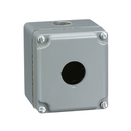 9001KY1 – 30mm Push Button, Types K or SK, empty push button enclosure, cast aluminium, one 30 mm hole, NEMA 4 and 13