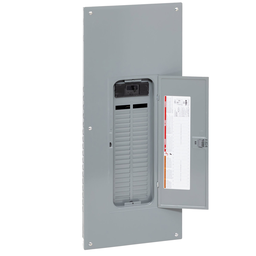 QO142M150PC – Load center, QO, 1 phase, 42 spaces, 52 circuits, 150A convertible main breaker, PoN, NEMA1, combo cover